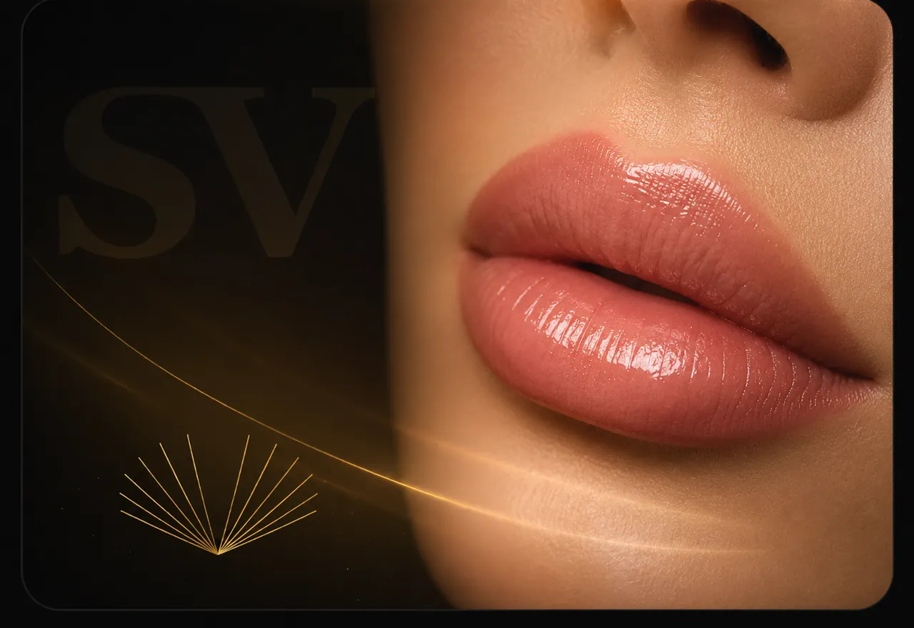 Labios con lip blush — Scob Valen