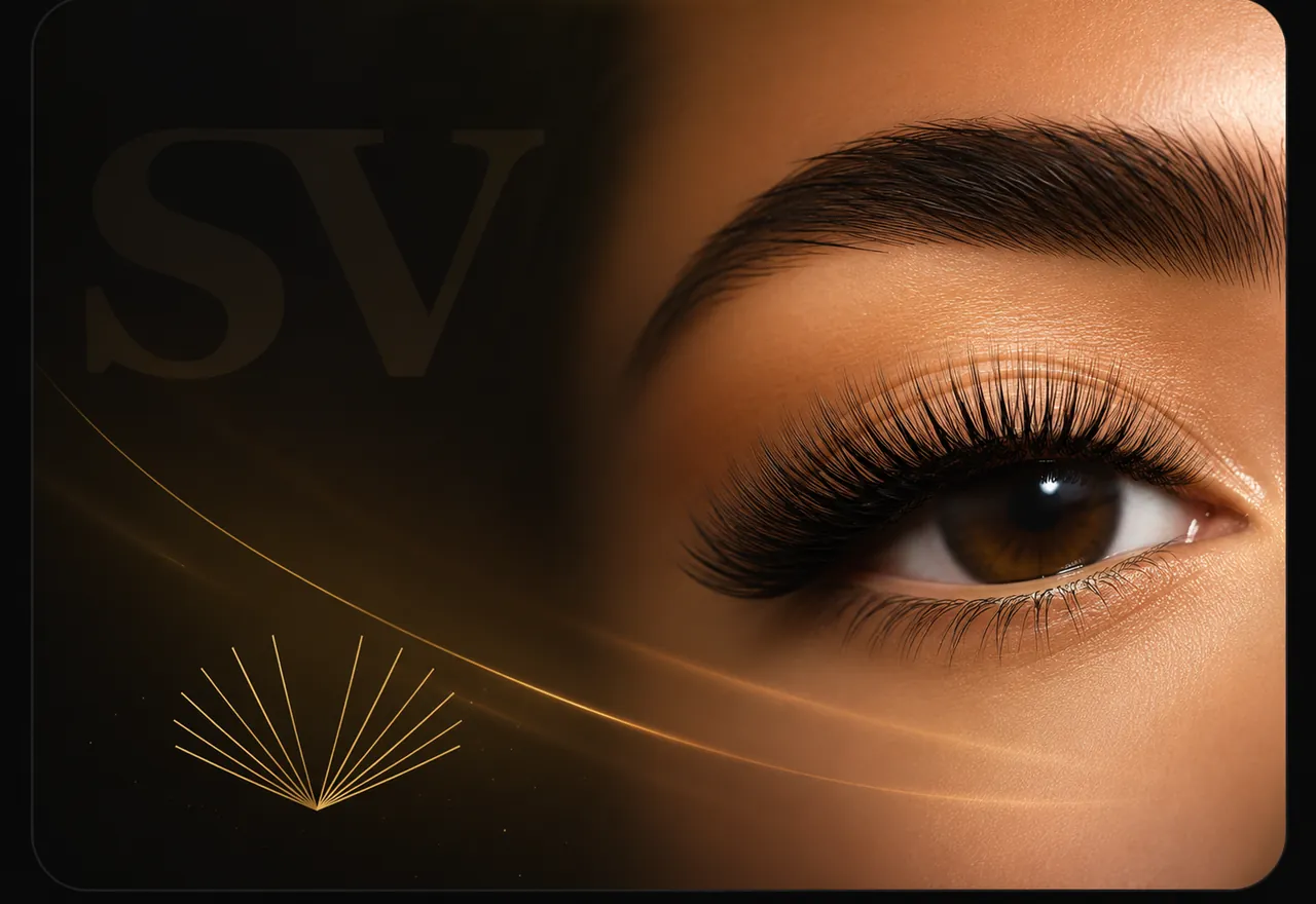Pestañas con efecto glam — Scob Valen